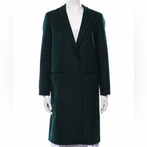 OAK + FORT Deep Green Trench Coat